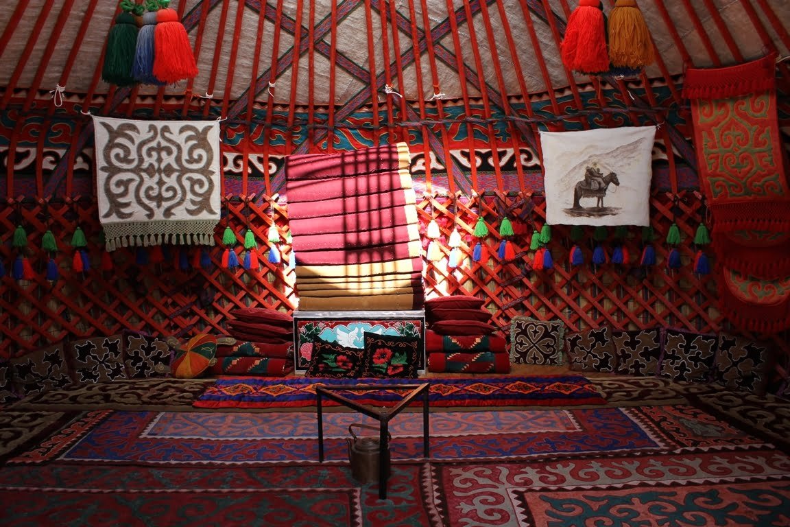 Staying in a Yurt